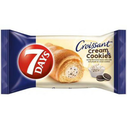 Slika 7Days kroasan Vanila Cream & Cookies 60g