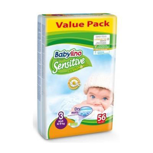 Slika Babylino pelene value pack 3-Midi (4-9kg) 56kom