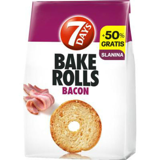 Slika 7Days Bake rolls Bacon 160g