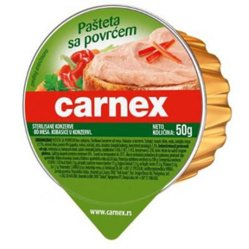 Slika Pašteta Carnex povrće 50g