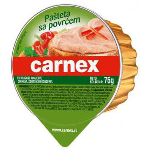 Slika Pašteta Carnex povrće 75g