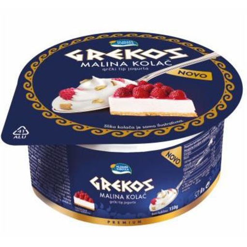 Slika Jogurt Grekos malina kolač 150g