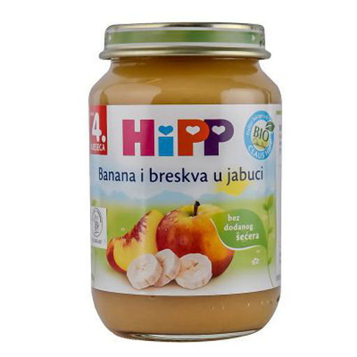 Slika HiPP kašica banana breskva jabuka 190g