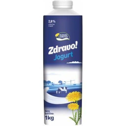 Slika Jogurt MLEKARA SUBOTICA Zdravo 2,8%mm 1kg