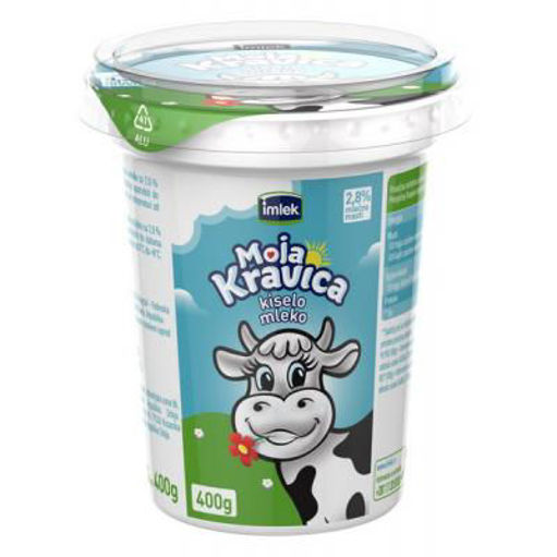 Slika Kiselo mleko Moja kravica 2.8% 400g