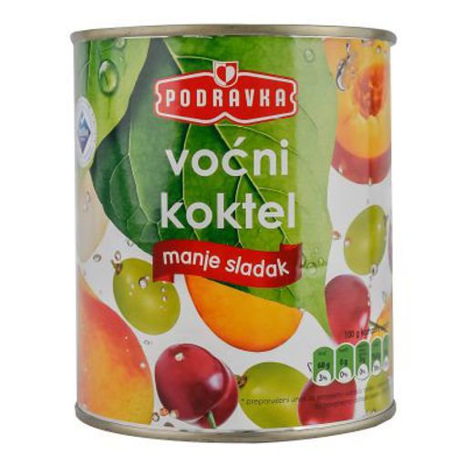 Slika Kompot PODRAVKA voćni koktel light 800g