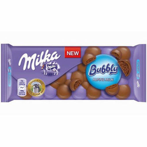 Slika Čokolada Milka Bubbly milk 90g