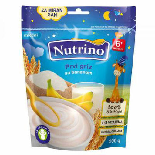 Slika Nutrino mlečni griz banana 200g