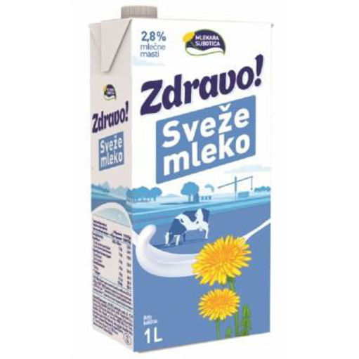 Slika Sveže mleko Zdravo 2.8% 1l