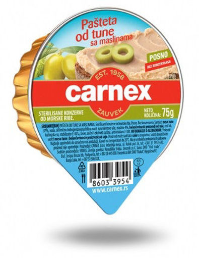 Slika Carnex Tuna pašteta 75g