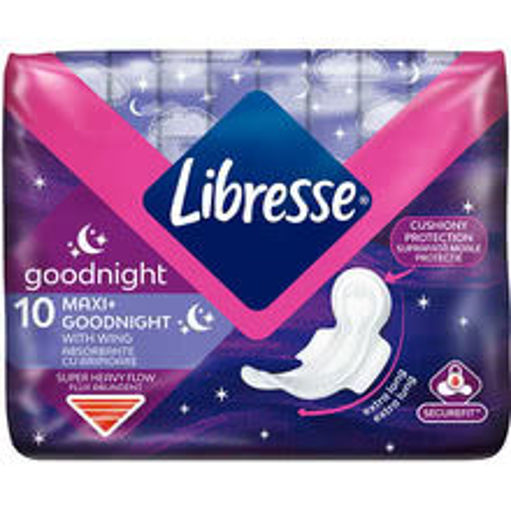 Slika Libresse noćni ulošci Maxi+ Goodnight 10/1