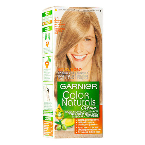 Slika Garnier Color Naturals Creme Boja za kosu 8.1 Svetlo pepeljasto plava