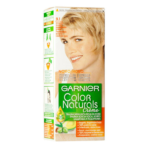 Slika Garnier Color Naturals Boja za kosu 9.1 Izrazito svetlo pepeljasto plava