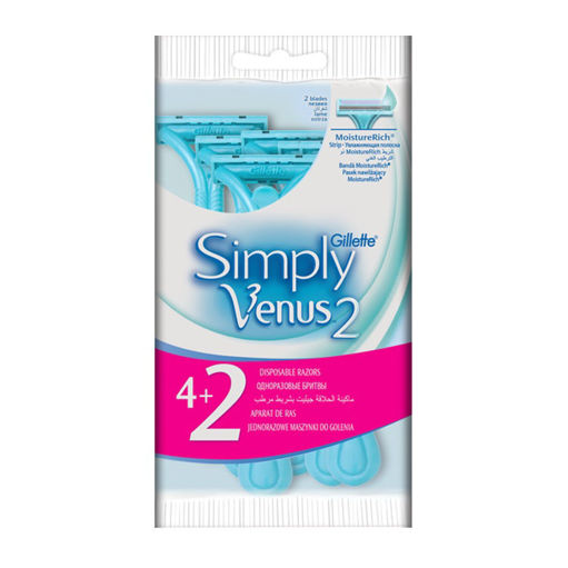 Slika Gillette Simply Venus 2 gratis 4+2 komada