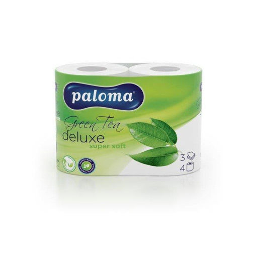 Slika Paloma Deluxe Green Tea toalet papir 3sl 4/1