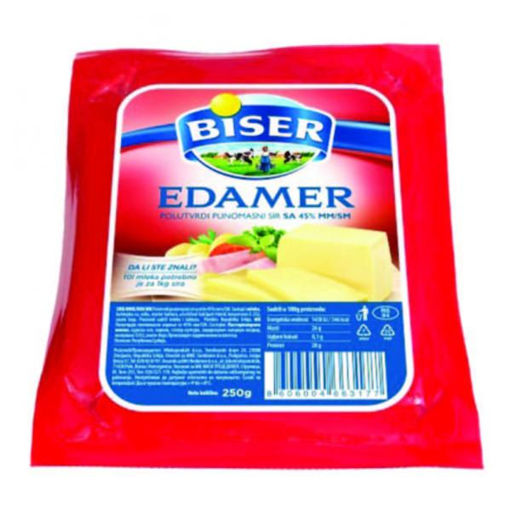Slika EDAMER 250G BISER (14) MLEKOPRODUKT