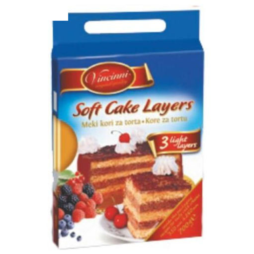 Slika Kore za tortu 700g Vincinni SVETLE