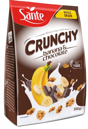 Slika Crunchy musli banana choco 350g Sante