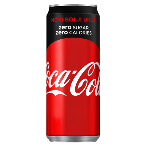 Slika Coca Cola Zero 0.25l limenka