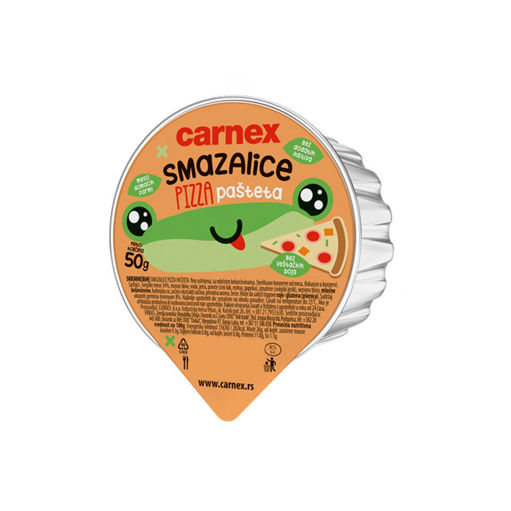 Slika Carnex Smazalice Pizza pašteta 50g