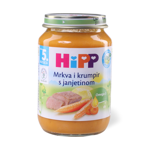 Slika HiPP kašica šargarepa krompir jagnjetina 190g