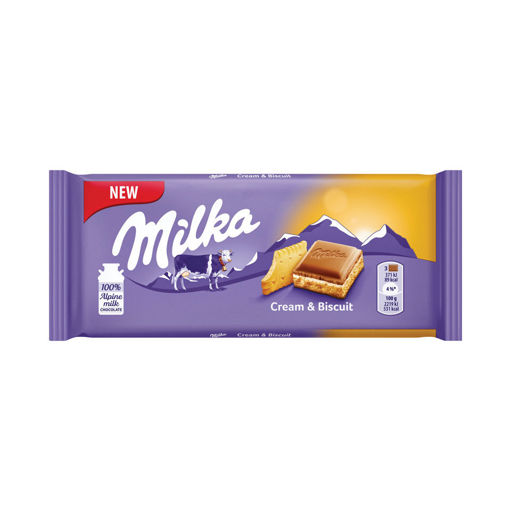 Slika Milka Cream&Biscuit 100g