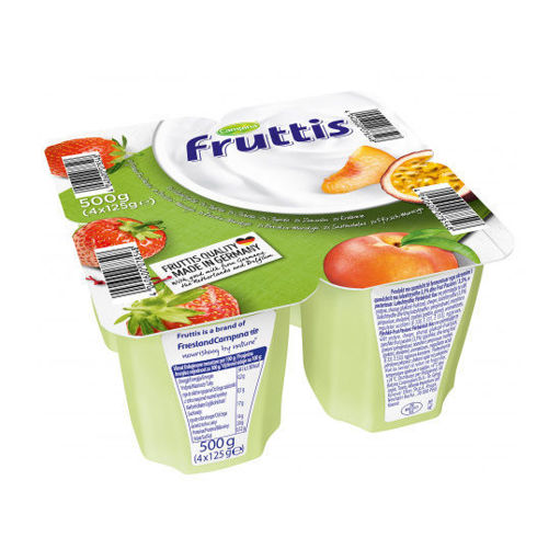 Slika Fruttis jagoda breskva marakuja 4x125g