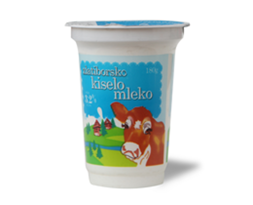 Slika Kiselo mleko Zlatibor 180g 3.2%