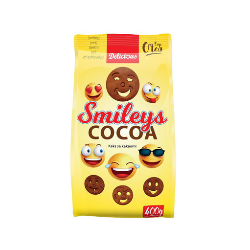 Slika Smileys keksići kakao 400g