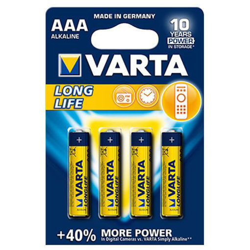 Slika Baterije Varta Long life LR03 1.5V 4/1