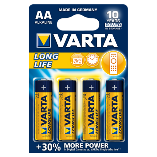 Slika Varta long life baterije alk. LR6 4/1