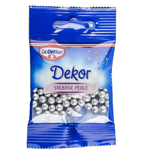 Slika Dekor srebrne perle 10g Dr. Oetker