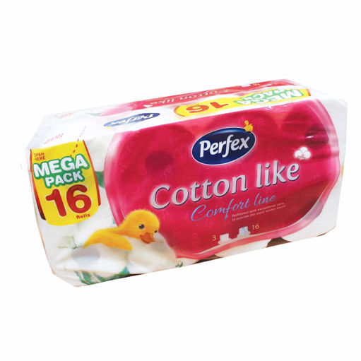 Slika Perfex Cotton Comfort Line toalet papir 3sl 16/1