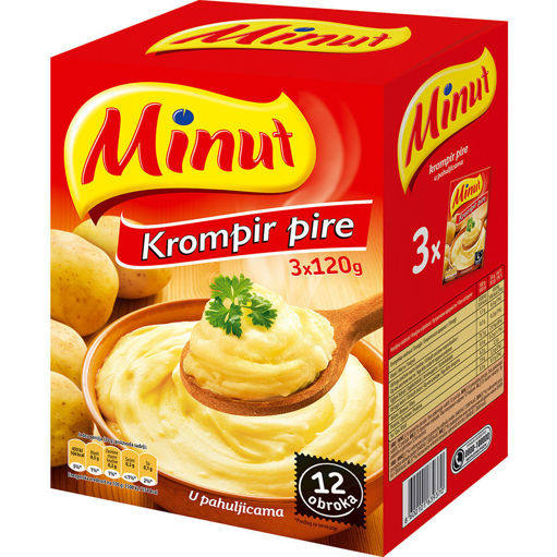 Slika Minut krompir pire 3x120g