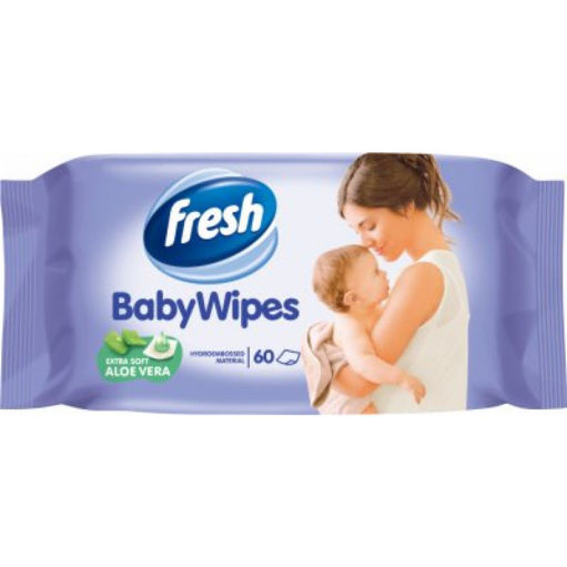 Slika Fresh Baby vlažne maramice Aloe vera 60/1