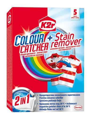 Slika K2r Colour Catcher hvatač boja + stain remover 5kom