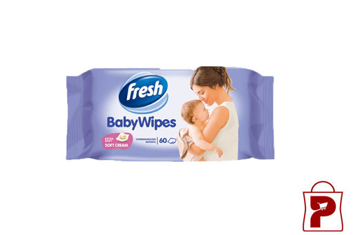 Slika Fresh Baby vlažne maramice Soft Cream 60/1
