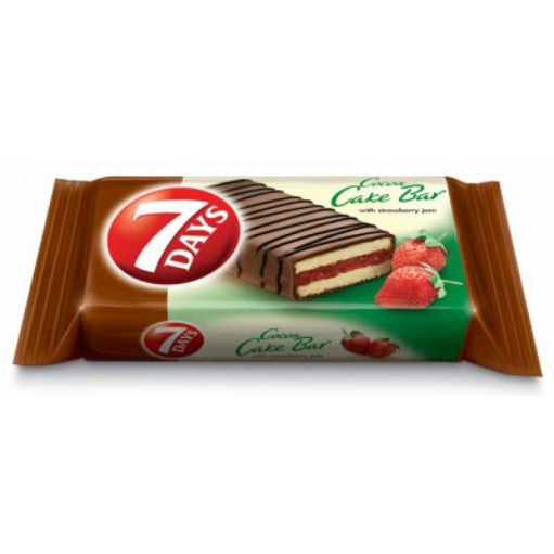 Slika 7Days Cake bar Cocoa Strawberry 32g