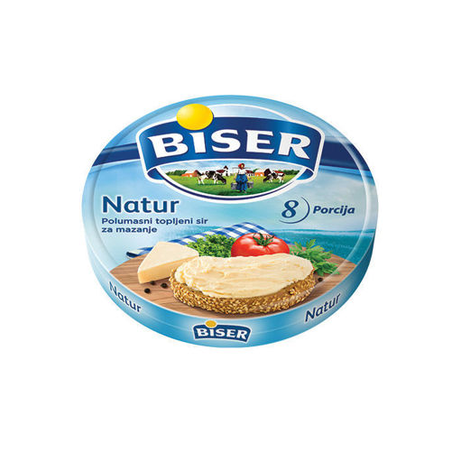 Slika Topljeni sir Biser natur 140g
