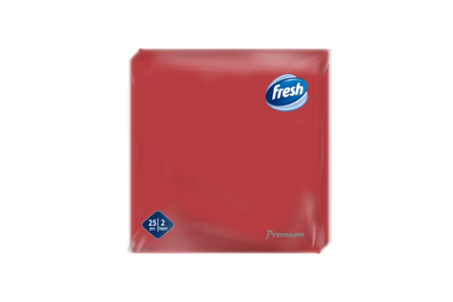 Slika Fresh Premium Crvene salvete 25/1