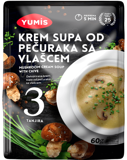 Slika Krem supa pečurke vlašac 60g Yumis