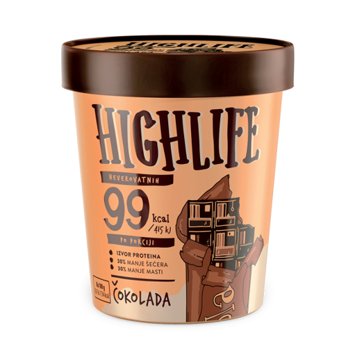 Slika High Life Čokolada 259g Frikom