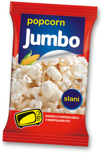 Slika Jumbo Kokice Popcorn slani za mikrotalasnu 100g