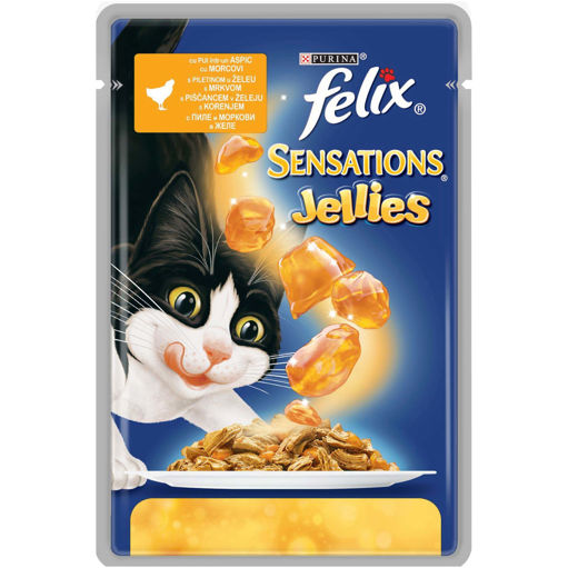 Slika Felix Sensations Jellies Piletina 100g