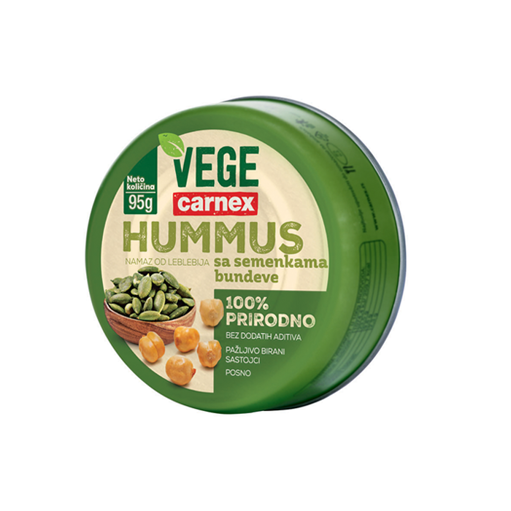 Slika Hummus Carnex Vege semenke bundeve 95g