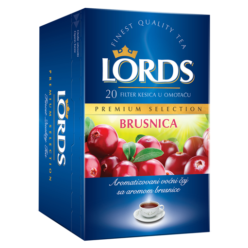 Slika Lords čaj Brusnica 40g