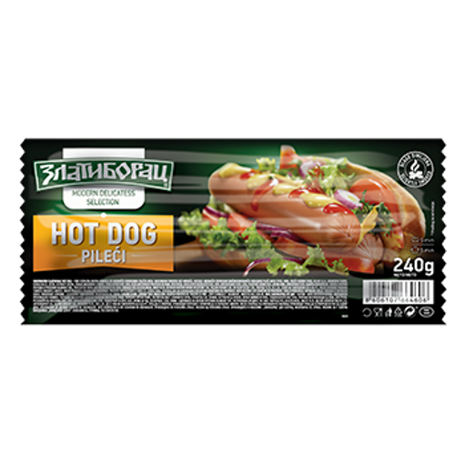 Slika Viršle Zlatiborac Hot dog 240g