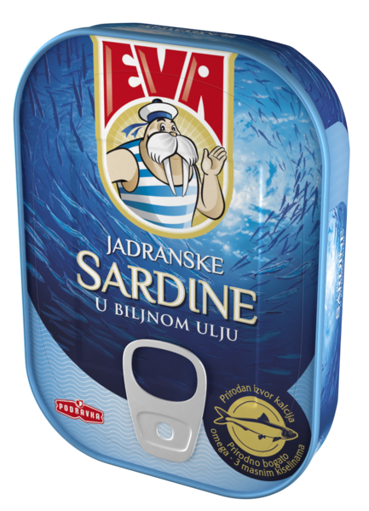 Slika Sardine Eva u biljnom ulju 115g