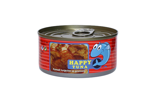 Slika Tunjevina Happy tuna 170g povrće