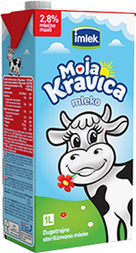 Slika Dugotrajno mleko Moja kravica 2.8% 1l